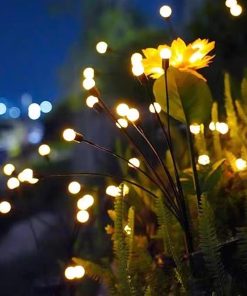 Enchanted Solar Garden Lights with 10 LED Waterproof Pathway Lighting