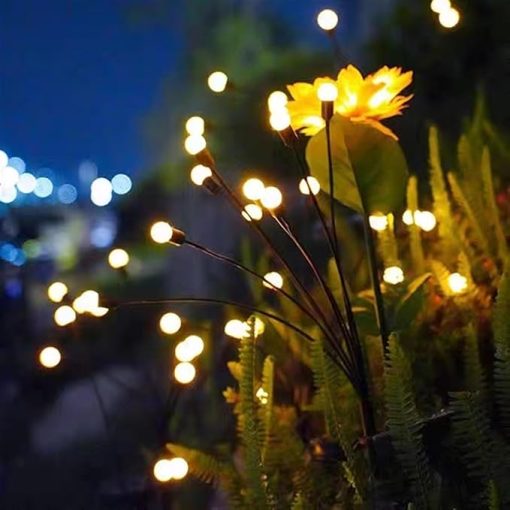 Enchanted Solar Garden Lights with 10 LED Waterproof Pathway Lighting