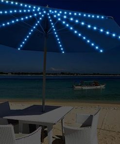Remote Control Solar Umbrella Light for Outdoor Camping and Decor 2