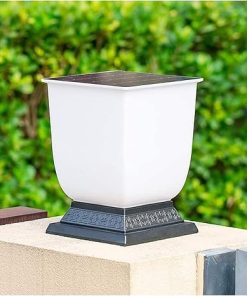 Solar Waterproof Fence Post Wall Light for Outdoor Landscape Use