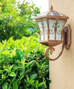 Waterproof LED Wall Lamp Solar Outdoor Lantern for Garden Terrace 2