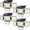 Solar Lights Outdoor LED 10/25 LM 2 Modes IP65 Waterproof Garden Pack 3