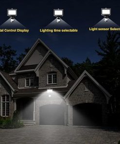 Solar Motion Sensor Light Outdoor Waterproof Security Light for Pathway 2