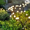 12 Pack Solar Deck Lights Outdoor LED Waterproof Warning Step Lights 4