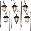 High Power 2 in 1 Warm Cold Solar Pathway Lights 8 Pack Waterproof 4