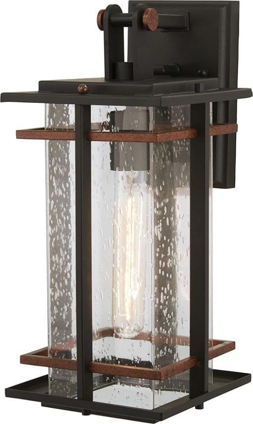 Minka Lavery San Marcos Black Outdoor Wall Light 1-Light 60 Watts