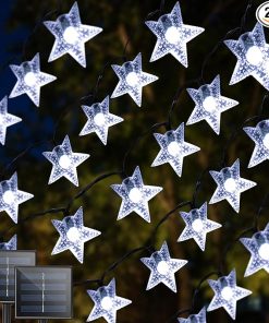 78ft 200 LED Solar Star String Lights Waterproof for Home Party