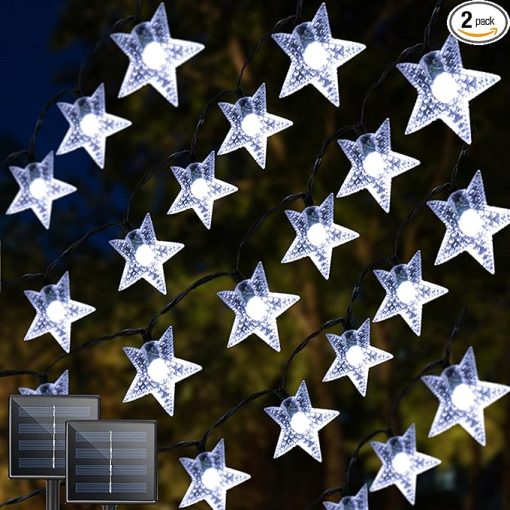78ft 200 LED Solar Star String Lights Waterproof for Home Party