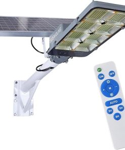 6500K Solar Street Flood Lights Outdoor Motion Sensor Security Light