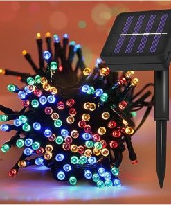 Color Glow Solar String Lights for Garden Courtyard Hanging Decor