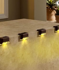 Outdoor Solar Deck Lights 32 Pack Waterproof LED Garden Decor