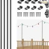Solar Wall Lights Outdoor Motion Sensor with 3 Modes – 2 Pack 3