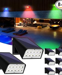 Buy 6 Get 2 Free Solar Spotlights Multicolored for Outdoor Decor