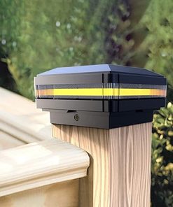 Outdoor Waterproof Solar Post Light for Garden and Home Lighting
