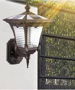 Solar LED Outdoor Wall Lamp Waterproof Garden Balcony Light