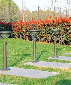 Solar LED Outdoor Post Lantern for Home Garden and Landscape Lighting 2