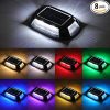 Smart Solar Pathway Lights with Color Changing Modes for Outdoors 4