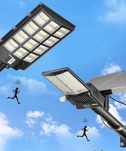 Solar Street Lights Outdoor with Motion Sensor and Remote Control