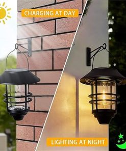 Waterproof Solar Lanterns for Outdoor Walls and Gardens – 4 Pack 2