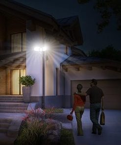 Nature Power Integrated LED White Triple Head Outdoor Solar Light 2
