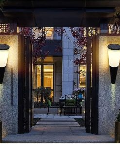 Colorful Solar Wall Light IP65 Waterproof for Garden and Patio Use