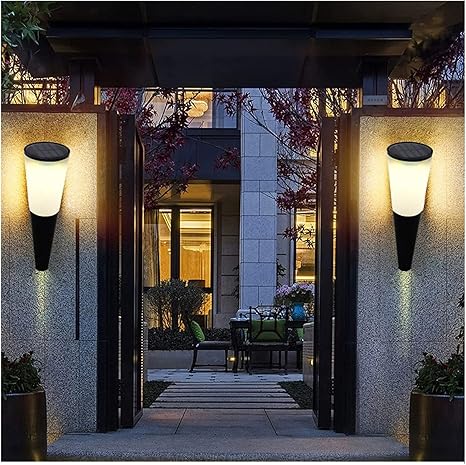 Colorful Solar Wall Light IP65 Waterproof for Garden and Patio Use Colorful Solar Wall Light IP65 Waterproof for Garden and Patio Use