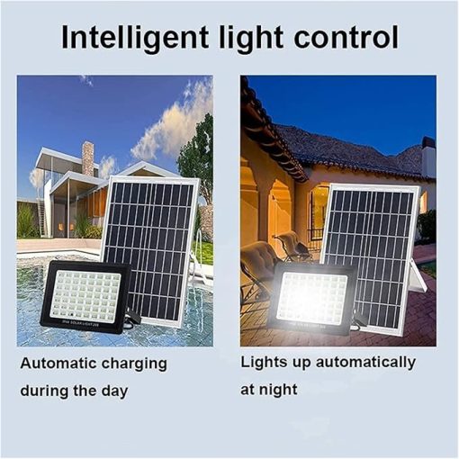Outdoor Solar LED Flood Light IP66 Waterproof Garden Street Light - Image 2
