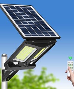 Solar Flood Lights Outdoor Motion Sensor with Remote Control 6000K