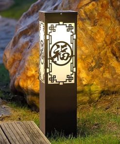 Solar Pathway Lights Waterproof Solar Landscape Bollard Lanterns Garden