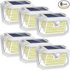Solar Porch Lights Outdoor 2 Pack with Motion Sensor Waterproof Design 3