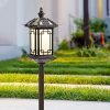 Solar Garden Lights 6 Pack Delphinium Flowers Waterproof Outdoor Decor 3