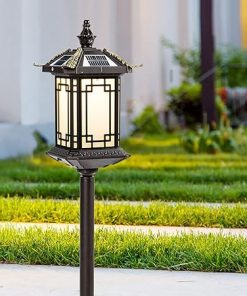 IP65 Solar Garden Light Outdoor Path Lamp LED Landscape Fixture
