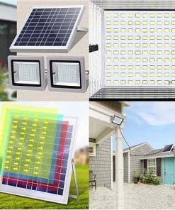 Bright Solar Flood Light with Remote Control for Outdoor Safety 2