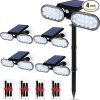 Outdoor Solar Motion Lights 4-Pack for Yard Pathway Security