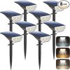Solar Driveway Lights 16 Pack IP68 Waterproof LED Markers for Pathway 3
