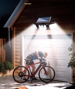 Solar Flood Lights Waterproof Outdoor Wall Lighting for Yard Pathway 2