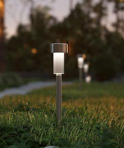 Flash Furniture 12 Pack LED Solar Lights All Weather Stainless Steel 2
