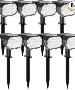 Brightown Waterproof Solar Lights IP67 for Outdoor Use 8 Pack