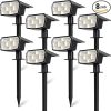 Waterproof Solar Powered Deck Step Lights for Outdoor Pathways 4