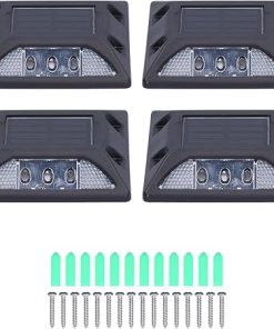 LED Motion Sensor Solar Lights for Outdoor Patio Steps – 4 Pack 2