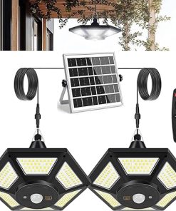 Solar Lights Indoor Outdoor with Motion Sensor 5 Modes IP65 Waterproof