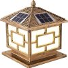 Solar LED Pillar Light Outdoor Lawn Landscape Lighting 2 Pieces 3