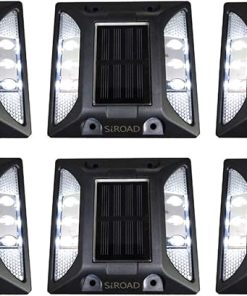 Solar Driveway LED Lights IP68 Waterproof for Pathway Garden Yard