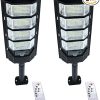 Solar Fence Lights 12 Pack RGB Warm Cool White LED Outdoor Waterproof 4
