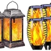 Climbing Black Bear Cubs Solar LED Lantern Light Statue for Garden 3