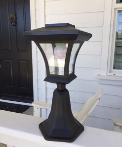 Outdoor Solar LED Fence Gate Post Light for Garden Courtyard 2