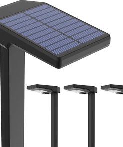 Smart Solar Pathway Lights with Color Changing Modes for Outdoors