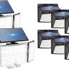 Solar Motion Sensor Light 60 LED 1300LM Waterproof Wireless Security 4
