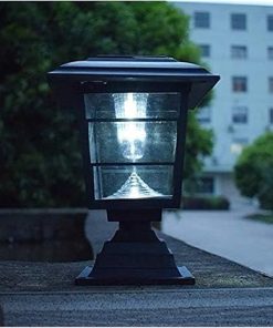 Outdoor Solar LED Wall Lamp Decorative Waterproof Lighting for Gardens 2