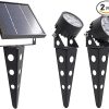 Woolmug Solar Motion Sensor Porch Lights 2 Pack Waterproof LED 3